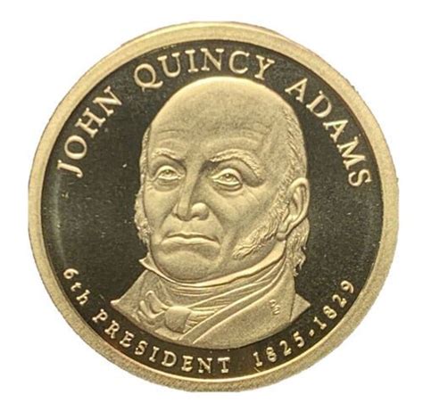 2008 S PROOF JOHN QUINCY ADAMS GOLDEN DOLLAR For Sale Buy Now Online