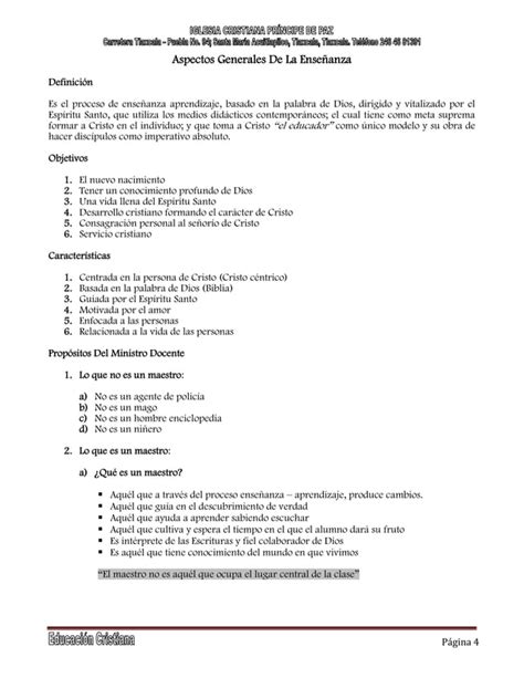 Manual De Educacion Cristiana PDF