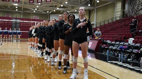 Postgame Lafayette Volleyball Vs Njit Youtube