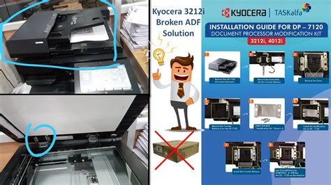 How To Solve Kyocera I Adf Breakage Issue Kyocera Taskalfa I