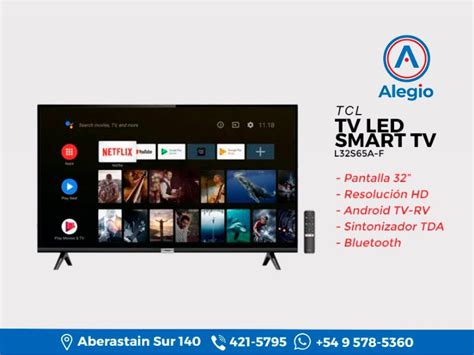 Tv Led Smart Tv Tcl L S A F Android Tv Rv Hd Bluetooth