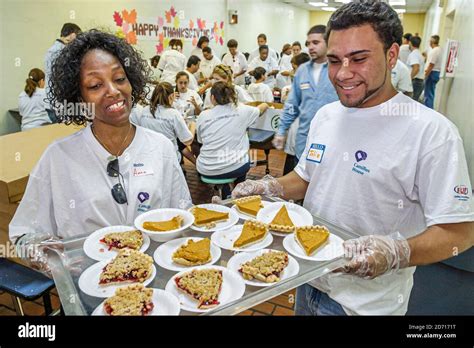 Florida Miami Camillus House Annual Thanksgiving Lunch Poor Homeless