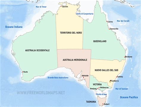 Mappa Dell Australia Freeworldmaps Net 60420 Hot Sex Picture