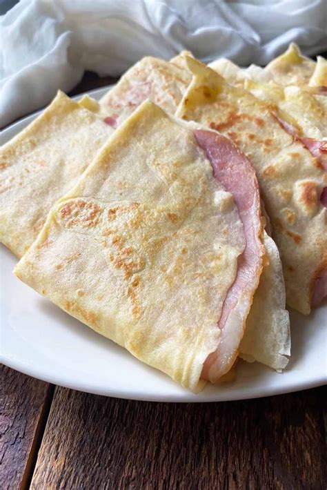 Ham And Cheese Crepes Recipe Foodal