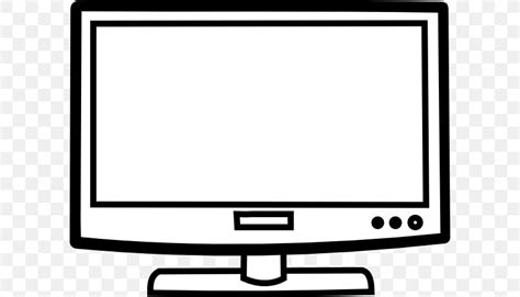 Television Black And White Coloring Book Clip Art, PNG, 600x469px ...