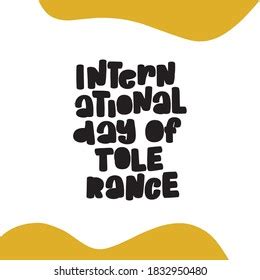 International Day Tolerance Vector Stock Illustration Stock Vector