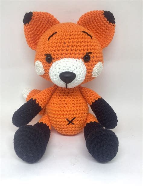 Raposa Em Croch Amigurumi Elo Produtos Especiais