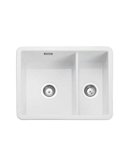 Rangemaster Crb3216 15 Bowl Undermount Kitchen Sink White High Gloss