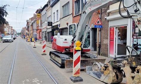 La chaussée dAlsemberg à Uccle de nouveau la tête dans les chantiers