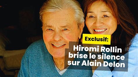 Après la mort dAlain Delon Hiromi Rollin brise le silence chez Elise