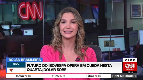 Futuro do Ibovespa opera em queda nesta quarta 5 dólar sobe CNN