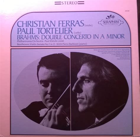 Brahms Double Concerto Christian Ferras Paul Tortelier Paul Kletzki