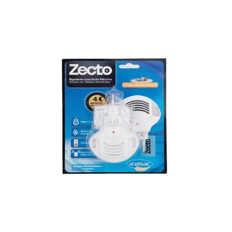 Zecto Difusor Eléctrico Tableta Insecticida Anasac TOOT5678