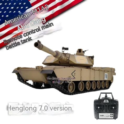 New Remote Controlled Tank Henglong Us M1a2 Abrams Infrared Battle Tank