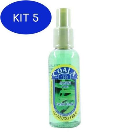 Kit Odorizante Spray Capim Limao Ml Coala Difusor De Aroma