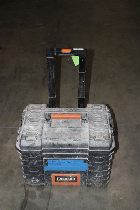 Ridgid Rolling Tool Box With Misc Tools Property Room