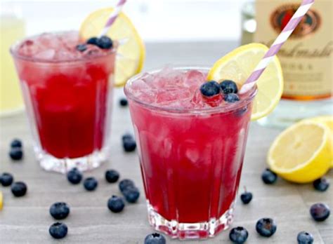 Boozy Blueberry Lemonade Cocktail Made With The Freshest Ingredients