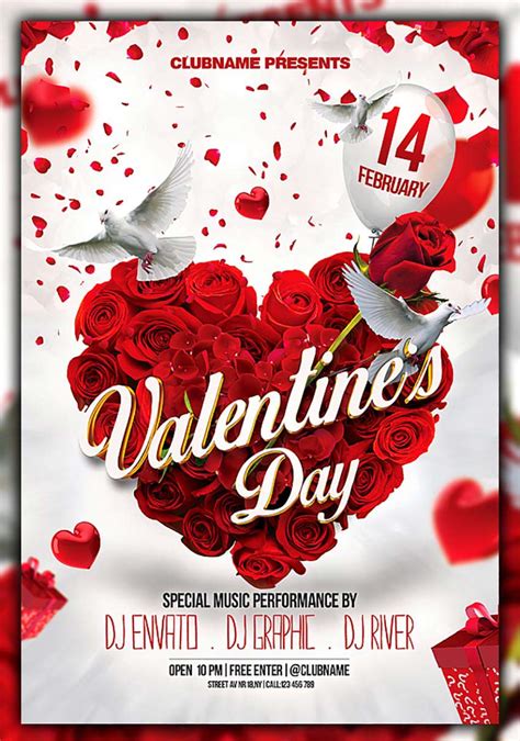 Valentine S Day Templates Flyers And Cards Envato Tuts