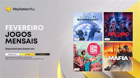 PS Plus Essential Jogos de Fevereiro já estão disponíveis