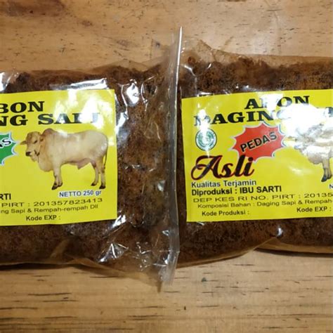 Jual Abon Daging Sapi Ibu Sarti Asli Surabaya Shopee Indonesia