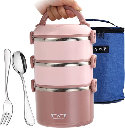 Amazon Mr Dakai Bento Box Adult Lunch Box With Bag Utensils