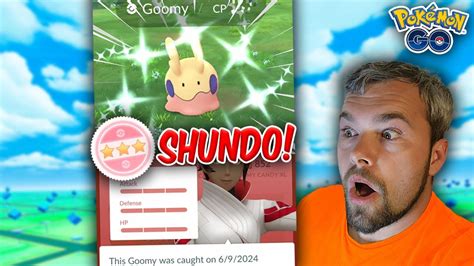 Shundo Goomy Caught Pok Mon Go Community Day Youtube