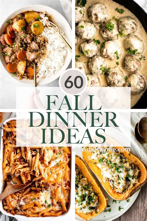 60 Fall Dinner Ideas Artofit