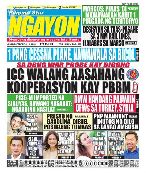 Pilipino Star Ngayon February 19 2023 Digital DiscountMags