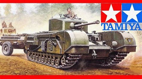 Video NEW TAMIYA British Tank Churchill Mk VIII Crocodile Video