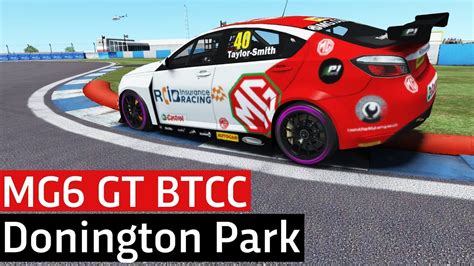 Rfactor2 Mg6 Gt Btcc At Donington Park New Ngtc Mod Youtube