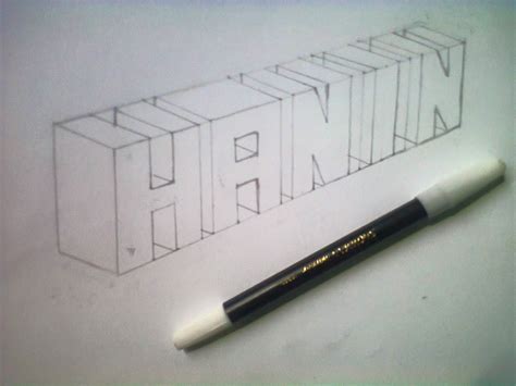 Cara Membuat Gambaran Tangan 3D - Cicuit Dambazh