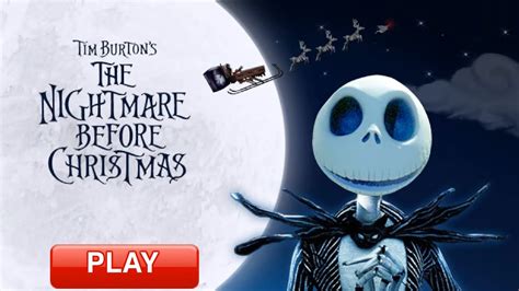 The Nightmare Before Christmas Jack S Sleigh Ride Flash Game