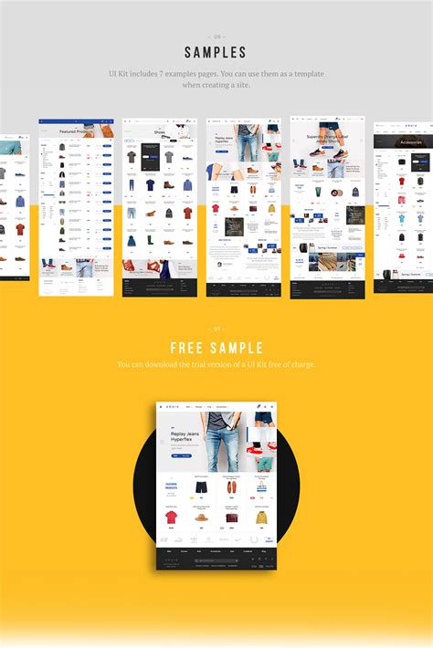 Aware Ecommerce Ui Kit Freebie Images Behance