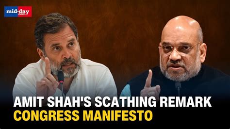 Lok Sabha Elections 2024 Amit Shah Slams Rahul Gandhi Criticises