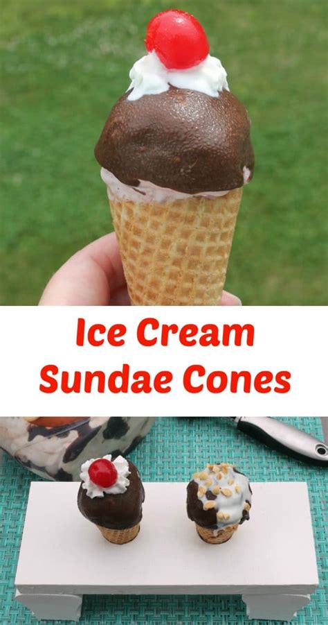 Ice Cream Sundae Cones Foody Schmoody Blog