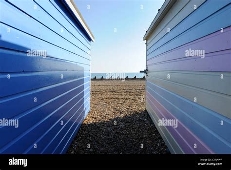 Hayling island beach huts High Resolution Stock Photography and Images ...