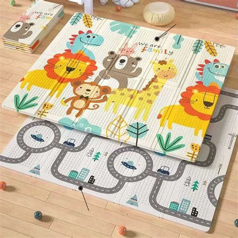 Alfombrillas De Juego De Dibujos Animados Plegables Para Beb Alfombra