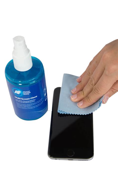 Multi Screen Clene Gentle Screen Cleaning Solution Microfibre Cloth