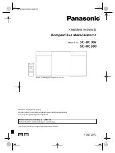 Vadovas Panasonic Sc Hc Stereofoninis Rinkinys