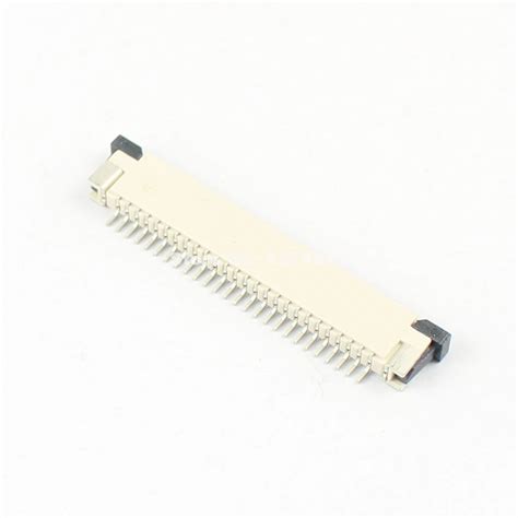 50pcs FPC FFC 1mm Pitch 26 Pin Drawer Type Ribbon Flat Connector Top