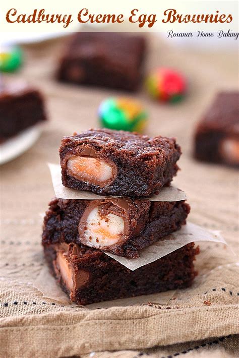 Cadbury Creme Egg Brownies Recipe