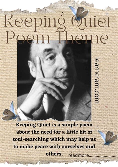 Keeping Quiet Poem Theme | Poem themes, Keep quiet, Simple poems