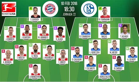 Les Compositions Officielles Du Match De Bundesliga Entre Le Bayern