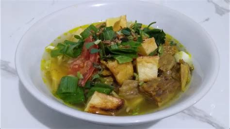 Resep Soto Daging Kuah Bening Yang Simpel Dan Seger Youtube