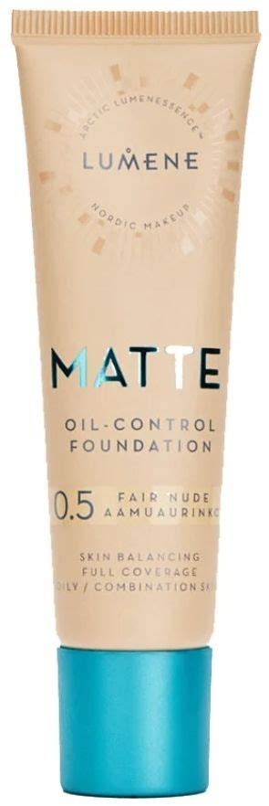 LUMENE Тональный крем Matte Oil Control 30 мл оттенок 0 5 Fair nude