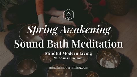 Spring Awakening Sound Bath Meditation