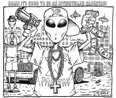 Alien Gangster by SaintAlbans on DeviantArt