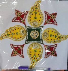 Acrylic Rangoli Acrylic Floor Rangoli Price Manufacturers Suppliers