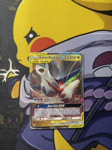 Pokémon TCG Latias Latios Sun Moon Team Up 113 181 Holo Ultra