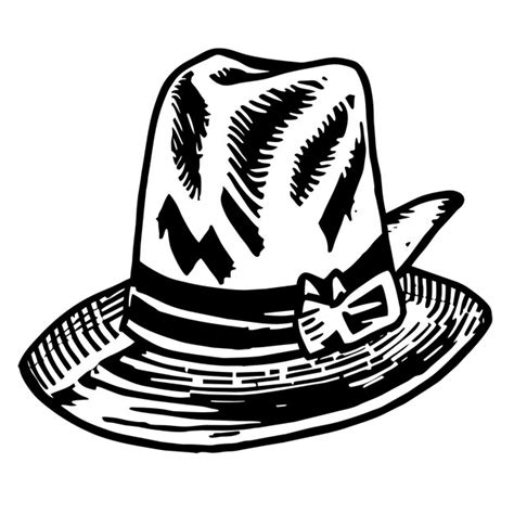 Sombrero De Peregrino En Estilo Doodle Aislado Sobre Fondo Blanco Icono